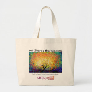 Tote Grande O bolsa enorme de ArtThread - compartilhe da