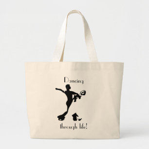 Tote Grande O bolsa enorme de dança - natural