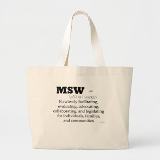 Tote Grande O bolsa enorme de MSW