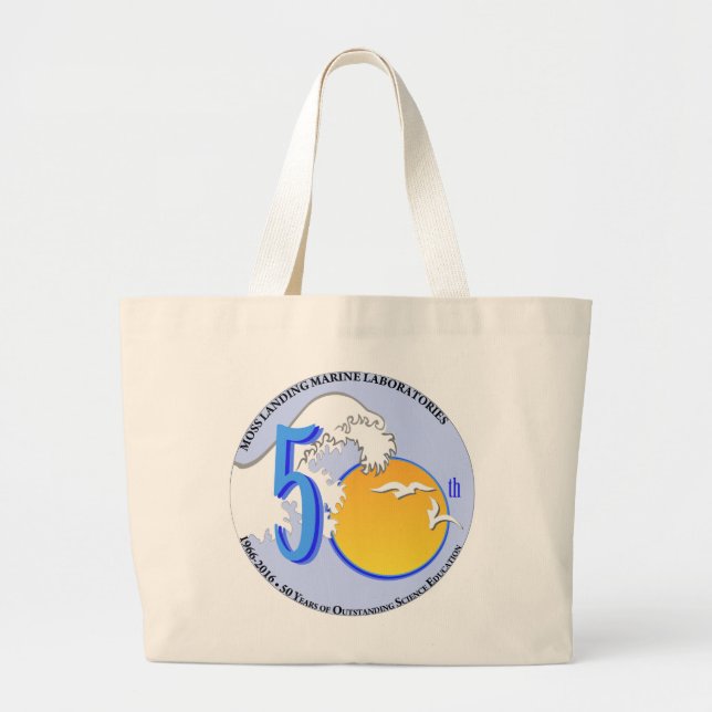 Tote Grande O bolsa (enorme): Onda/sol do círculo de MLML 50th (Frente)