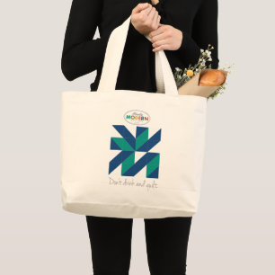 Tote Grande O bolsa estofando bêbedo de AMQG