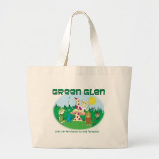 Tote Grande O bolsa orgânico 2 do grupo verde do vale