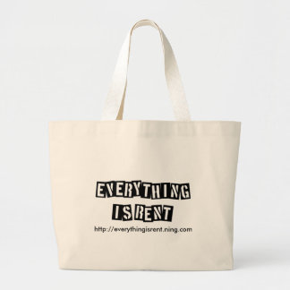 Tote Grande O estêncil rotula o bolsa