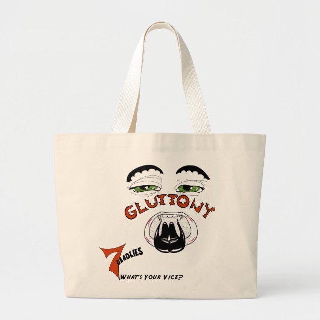 Tote Grande Os 7 Pecados Mortais — Bolsa da Gula (Frente)