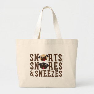 Tote Grande Os Snorts, ressonam & Sneezes o bolsa das canvas