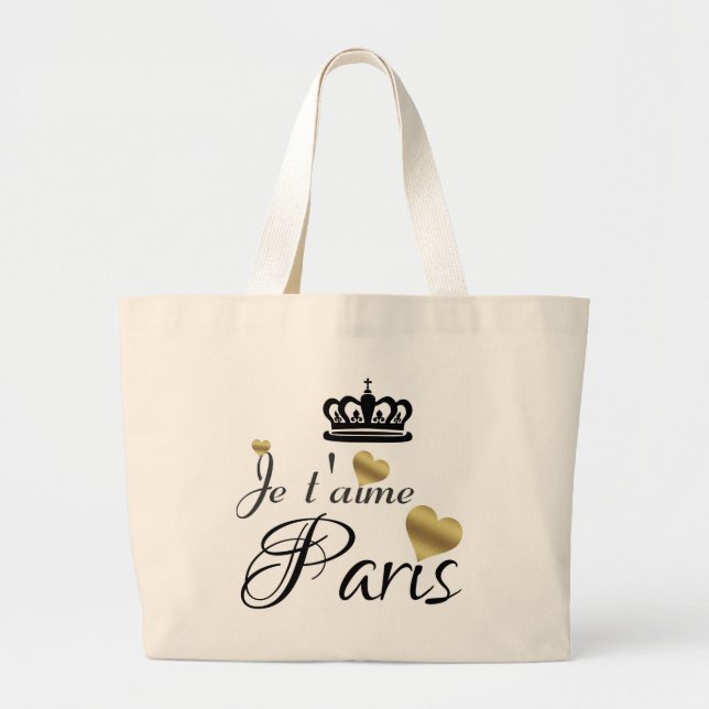 Tote Grande "Paris" Jumbo BOLSA (Frente)