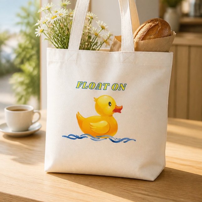 Tote Grande Pato de Borracha | Bolsa Jumbo Float On (Criador carregado)