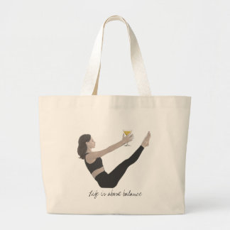 Tote Grande Pilota o Bolsa de Teaser com o coquetel