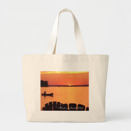 Tote Grande Por do sol canadense….A bolsa de praia do yacht