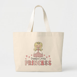 Tote Grande Princesa pequena o Bolsa de Daddys ou saco da