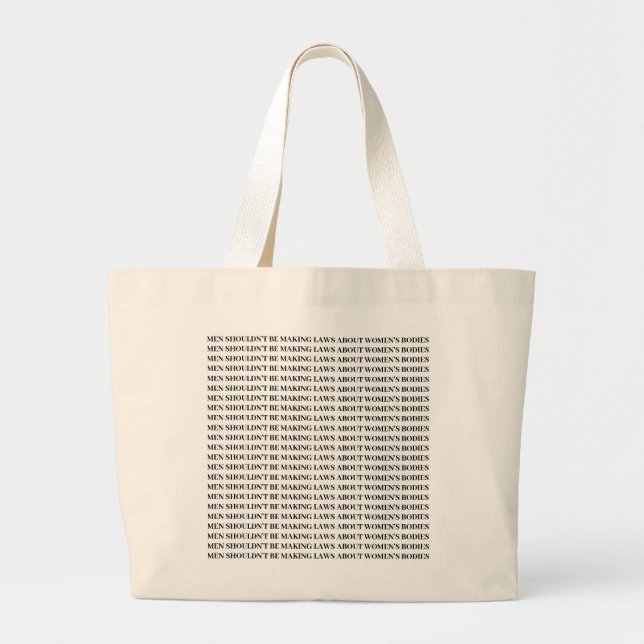 Tote Grande Pro escolha - o bolsa feminista (Frente)