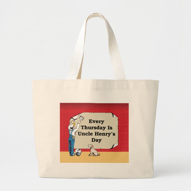 Tote Grande Quinta-feira o Bolsa do tio Henry (Frente)