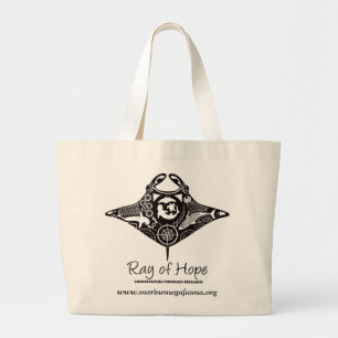Tote Grande Raio de Manta da bolsa de canvas enorme do bolsa