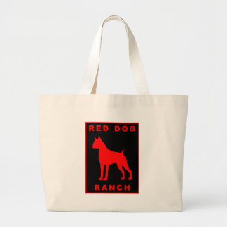 Tote Grande Rancho vermelho do cão - bolsa