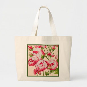 Tote Grande Rosy Abundance em um Bolsa Jumbo