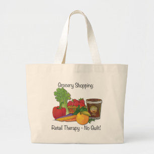 Tote Grande Saco de Bolsa da Grocery reutilizável com senso de