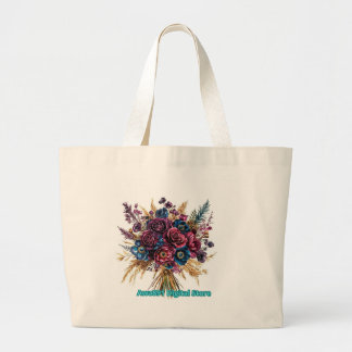 Tote Grande Saco de ferramentas do Buquê da meia-noite: Bolsa 