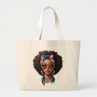 Tote Grande saco de mão Juneteenth, bolsa da liberdade, bolsa 