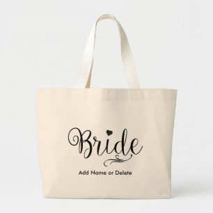 Tote Grande Saco do casamento para sacola das canvas do bolsa