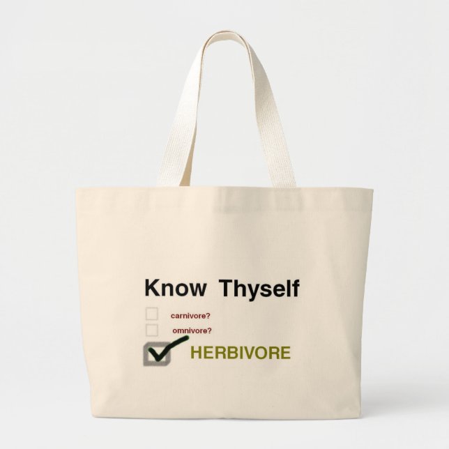 Tote Grande Saiba o bolsa de Thyself (Frente)