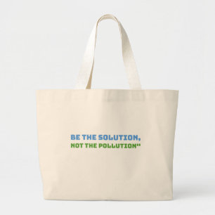 Tote Grande Seja a solução: Bolsa ecológico para um verde P