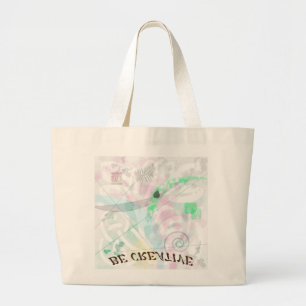 Tote Grande Seja Creative Abstrato Art Bolsa