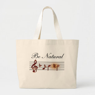 Tote Grande Seja o bolsa natural da música