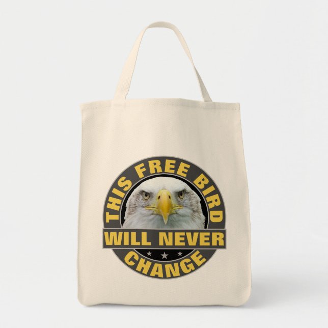 Tote Gratuito Bolsa da Grocería de Aves (Frente)