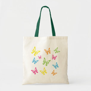 Tote Gratuito como Bolsa de Orçamento de Borboleta