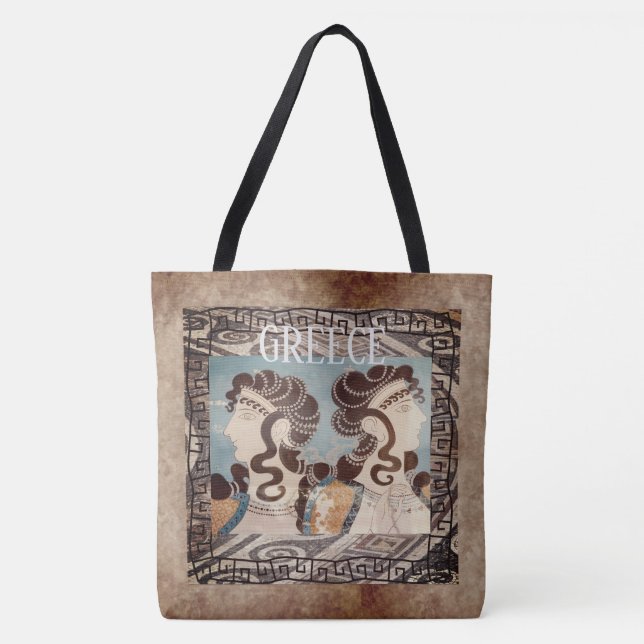 Tote Grécia antiga, Bolsa grega (Frente)