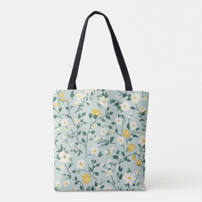 Tote Green Bloom Bolsa (Verso)