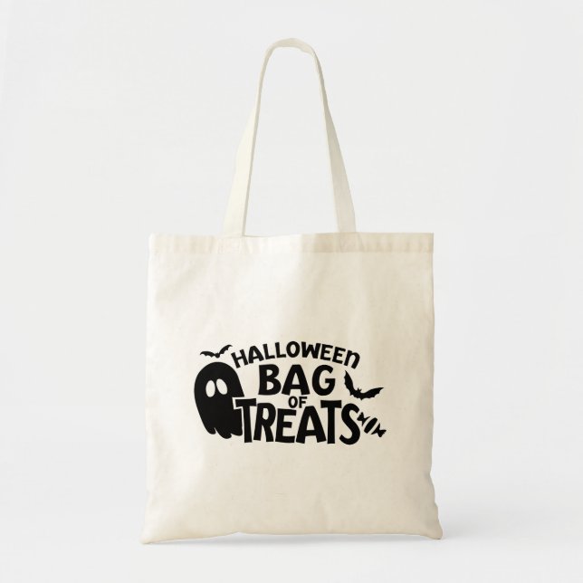 Tote Halloween Bag of Treats Bolsa (Frente)