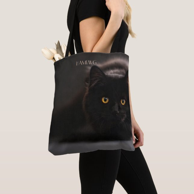 Tote HAMbWG - Bolsa de gato preto (Close Up)