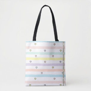 Tote HAMbyWG - Bolsa - Corações Minúsculos, Linhas Past