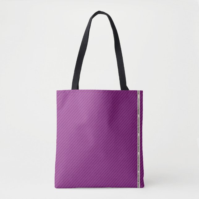 Tote HAMbyWG - Bolsa - Pequena faixa diagonal de dois t (Frente)