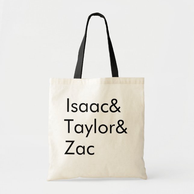 Tote Hanson - bolsa de Isaac&Taylor&Zac (Frente)