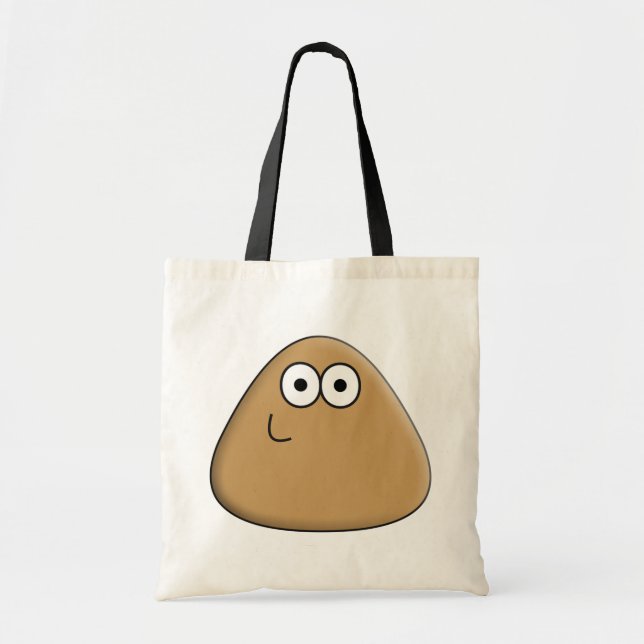 Tote Happy Pou - Banheira de Bolsa reutilizável (Frente)