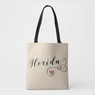 Tote Heart Florida Bolsa de compra, Floridian