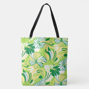 Tote Hibiscus Jungle-Havaiana Bolsa de praia Tropical F