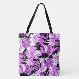 Tote Hibiscus Jungle-Havaiana Bolsa de praia Tropical F