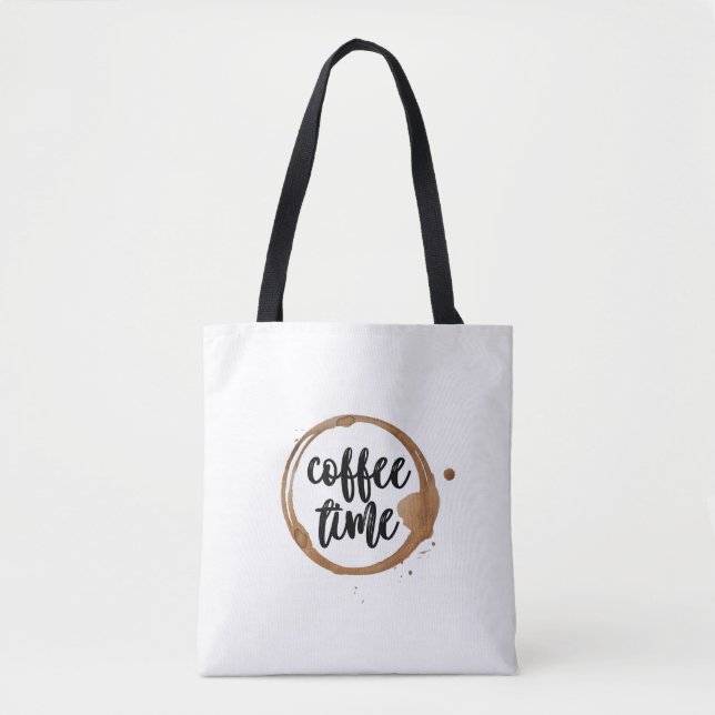 Tote hora de café bolsa (Frente)