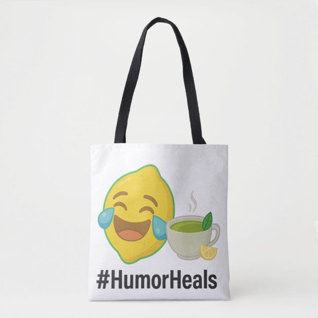 Tote Humor Heals LemonHead (Frente)