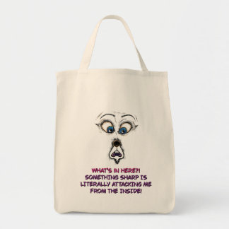 Tote Ilustração Divertida de Bolsa de Compras