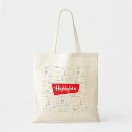 Tote Imagens ocultas com Bolsa de logotipo