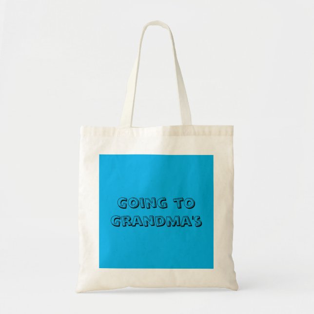 Tote Indo para a Vovó - Bolsa Pequena (Frente)