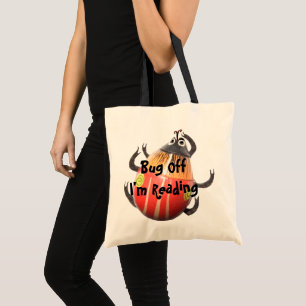Tote Inseto desligado - Estou lendo a bolsa do livro