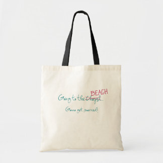 Tote Ir ao bolsa do casamento de praia da capela