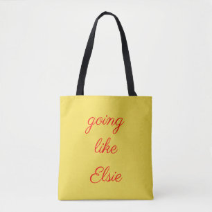 Tote Ir como o bolsa do logotipo de Elsie