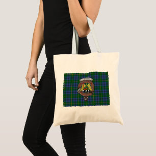 Tote Johnstone Clan Crachá Tartan Bolsa