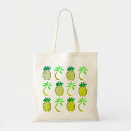 Tote Jumbo Bolsa De Ananás Amarelo E Verde